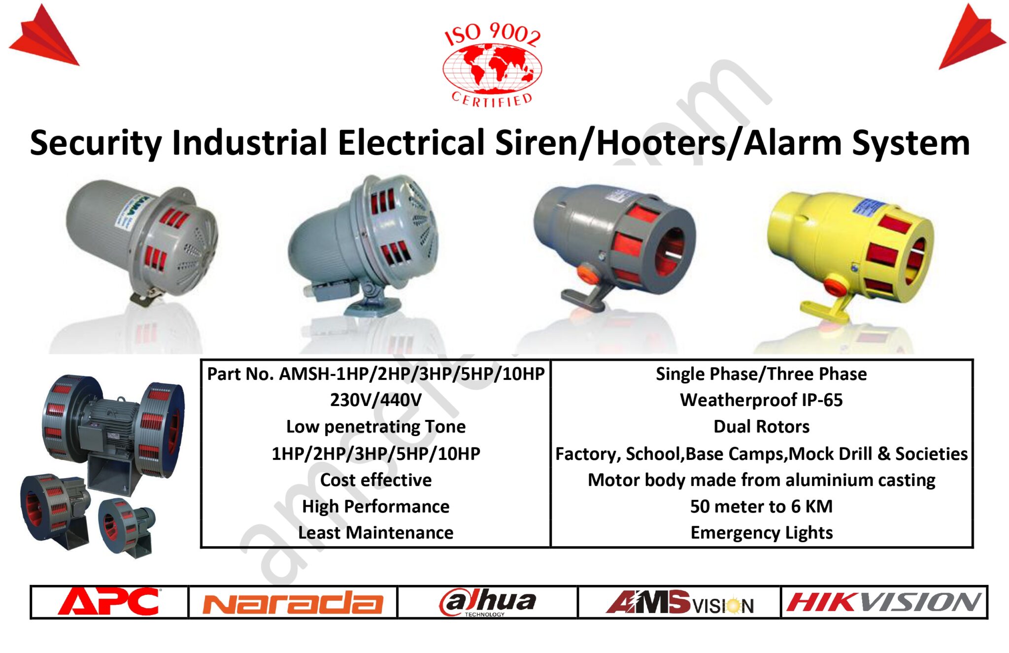 Security Hooter Siren AMS Electric Fence