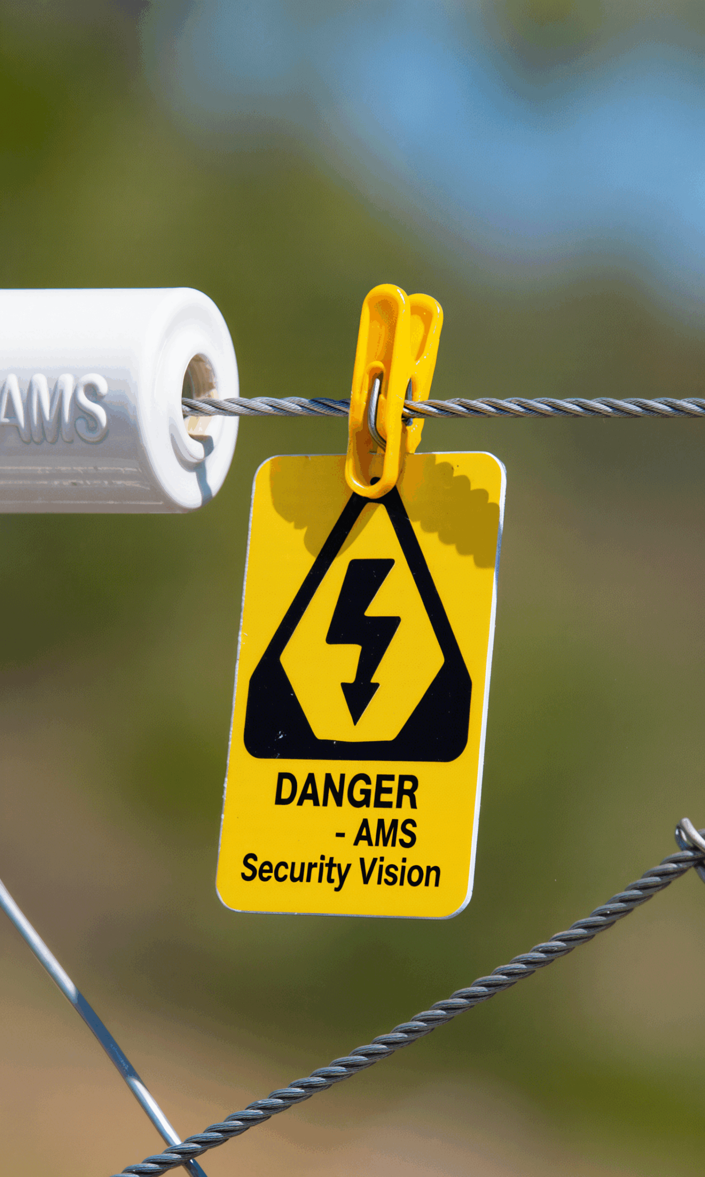 After electric fence installation