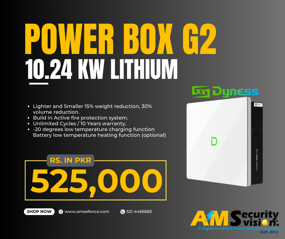 Dyness Powerbox G2 10.24kWh front view — IP65 lithium battery