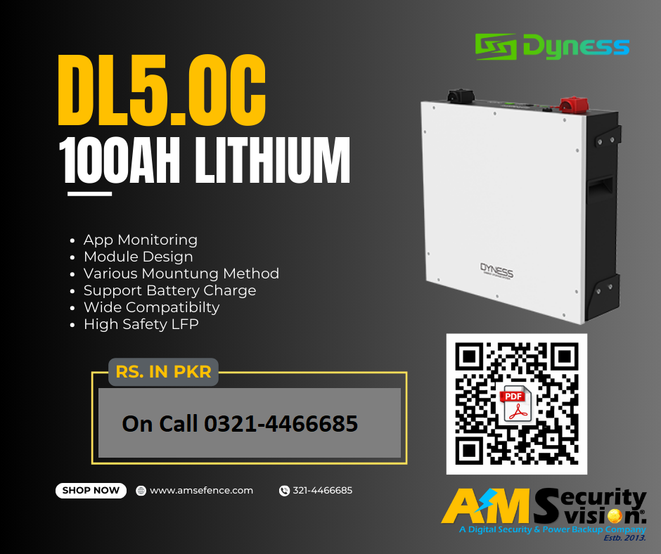 Dyness DL5.0C Battery – Features & Datasheet QR Code