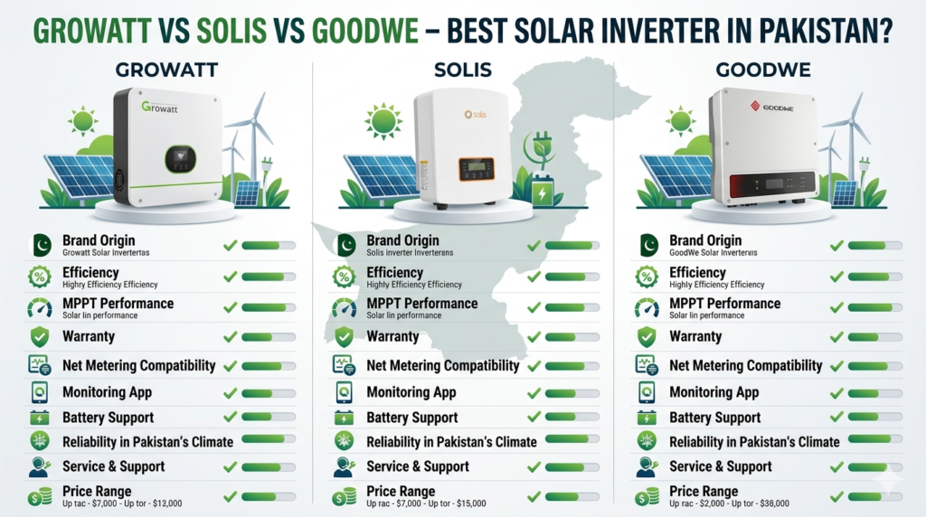 growatt vs solis vs goodwe pakistan