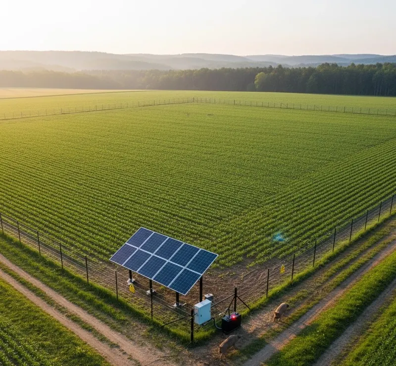 Agricultural electric fence for horse and animal security