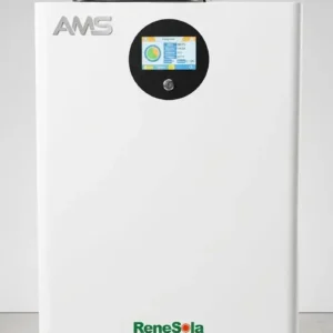 Renesola M16S314BL-F 16kWh lithium battery front view with LCD display
