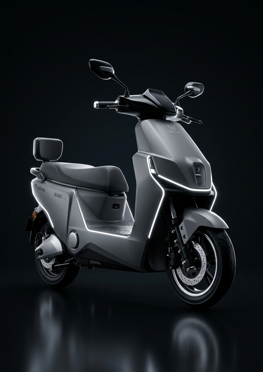 Luyuan S90 Pro Max grey flagship electric scooter Lahore price 490000