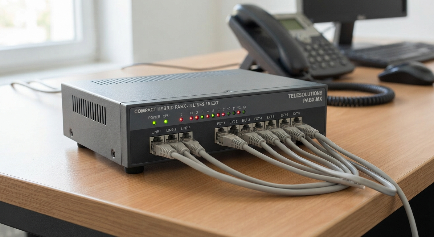 Panasonic KX-TES824 3 line 8 extension PABX